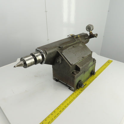 Okuma LB 15 CNC Lathe Hydraulic Tailstock W/Live Tool Base 14-1/4" x 9-3/4"