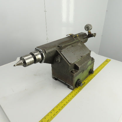 Okuma LB 15 CNC Lathe Hydraulic Tailstock W/Live Tool Base 14-1/4" x 9-3/4"