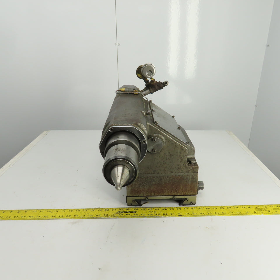Okuma LB 15 CNC Lathe Hydraulic Tailstock W/Live Tool Base 14-1/4" x 9-3/4"