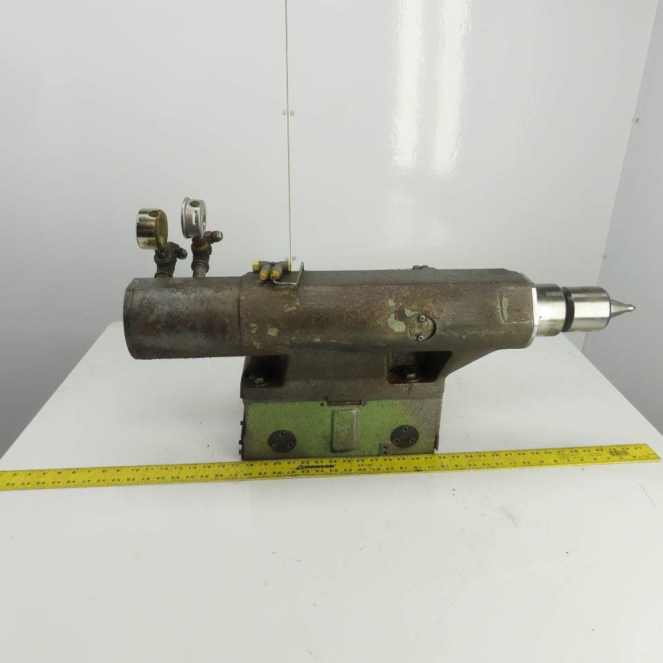 Okuma LB 15 CNC Lathe Hydraulic Tailstock W/Live Tool Base 14-1/4" x 9-3/4"