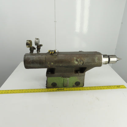 Okuma LB 15 CNC Lathe Hydraulic Tailstock W/Live Tool Base 14-1/4" x 9-3/4"