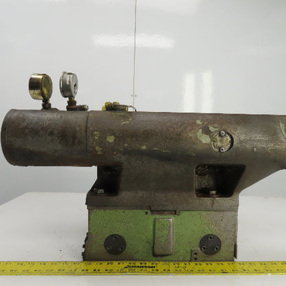 Okuma LB 15 CNC Lathe Hydraulic Tailstock W/Live Tool Base 14-1/4" x 9-3/4"