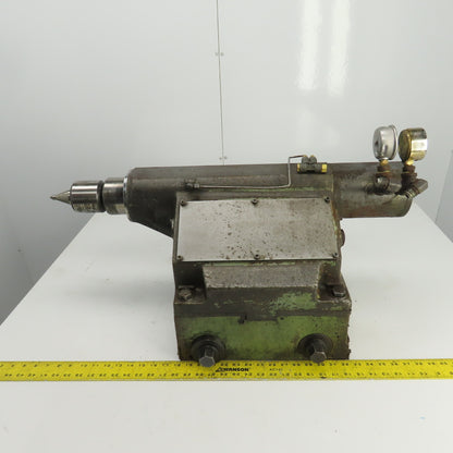 Okuma LB 15 CNC Lathe Hydraulic Tailstock W/Live Tool Base 14-1/4" x 9-3/4"