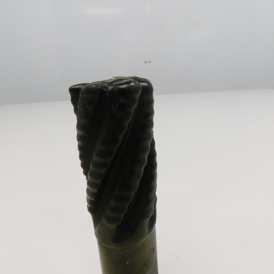 Dapra 1-1/8" Diam. 6 Flute Spiral Roughing End Mill HSS Cobalt 1" Weldon 2" LOC
