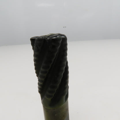 Dapra 1-1/8" Diam. 6 Flute Spiral Roughing End Mill HSS Cobalt 1" Weldon 2" LOC