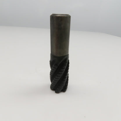 Dapra 1-1/8" Diam. 6 Flute Spiral Roughing End Mill HSS Cobalt 1" Weldon 2" LOC
