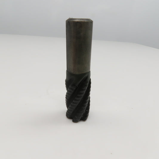 Dapra 1-1/8" Diam. 6 Flute Spiral Roughing End Mill HSS Cobalt 1" Weldon 2" LOC