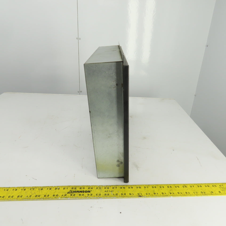 Agiecut 22-1/4" x 16" Machine Register Box/Filter Housing 9" Diameter Fan Hole