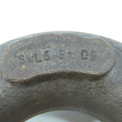 SWL6-5t D9 1-1/2" x 6  Thread Shouldered Eye Bolt 2-1/8" ID 2-3/8" Shaft Length
