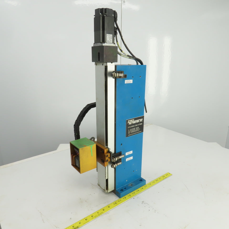 Keyence LK-G152 Servo Driven Vertical Laser Displacement Sensor Line Scale Assy