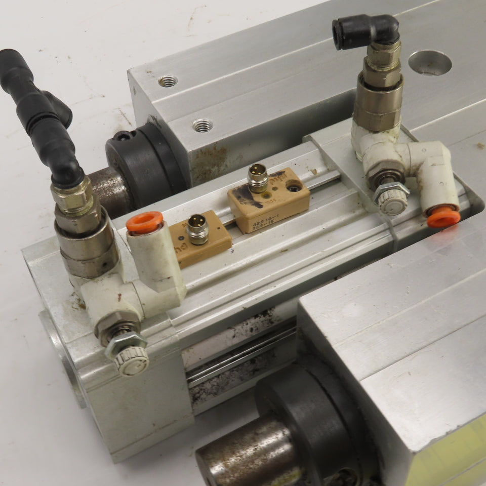 PHD SLB86X50-AE-AR-DB-L9-M Pneumatic Guided Cylinder 86mm Bore 50mm Stroke