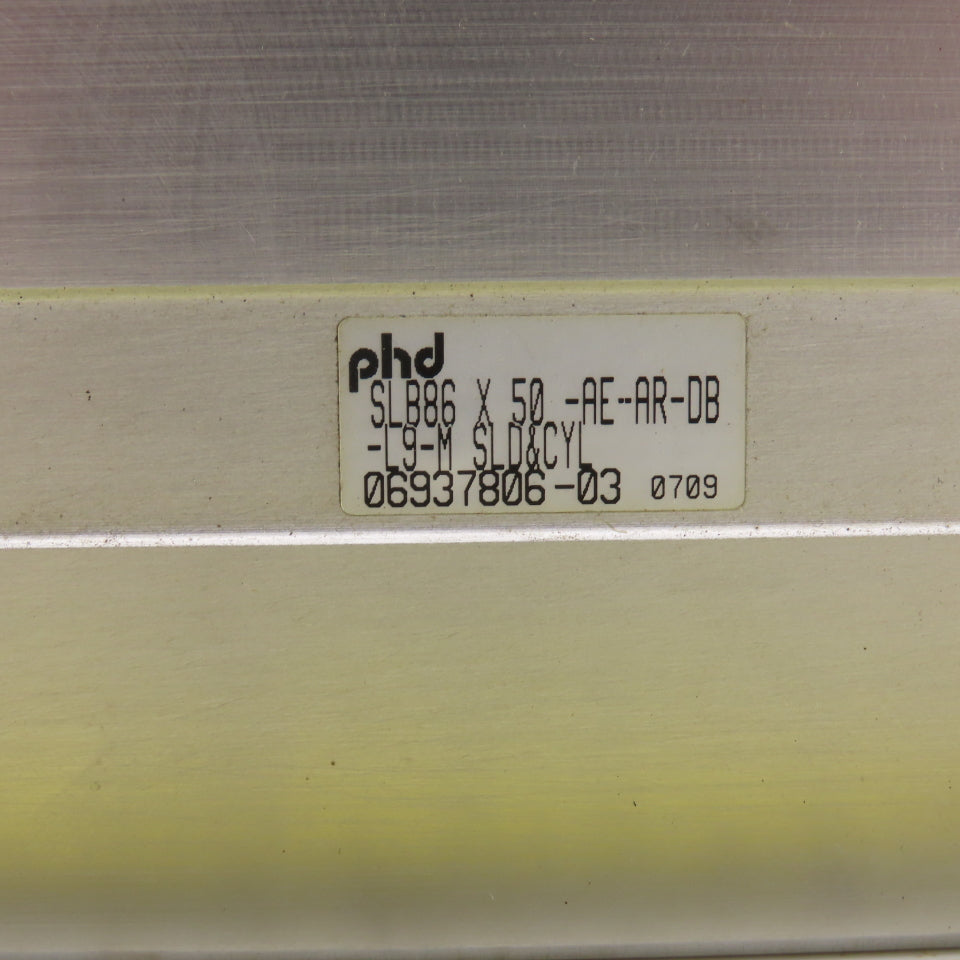 PHD SLB86X50-AE-AR-DB-L9-M Pneumatic Guided Cylinder 86mm Bore 50mm Stroke