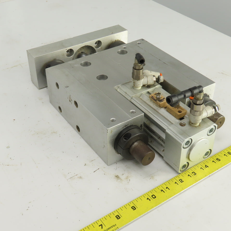 PHD SLB86X50-AE-AR-DB-L9-M Pneumatic Guided Cylinder 86mm Bore 50mm Stroke