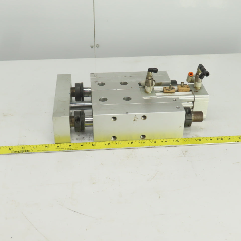 PHD SLB86X50-AE-AR-DB-L9-M Pneumatic Guided Cylinder 86mm Bore 50mm Stroke