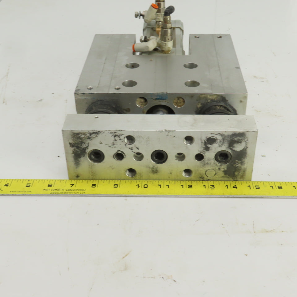 PHD SLB86X50-AE-AR-DB-L9-M Pneumatic Guided Cylinder 86mm Bore 50mm Stroke