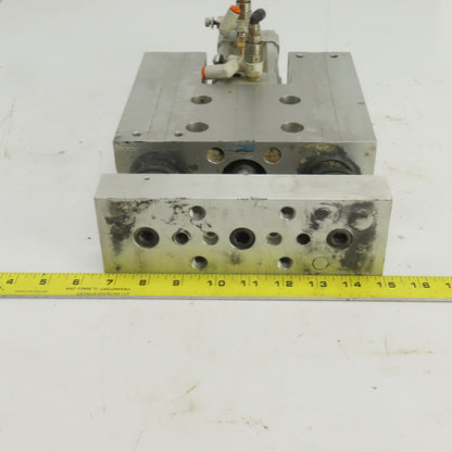 PHD SLB86X50-AE-AR-DB-L9-M Pneumatic Guided Cylinder 86mm Bore 50mm Stroke
