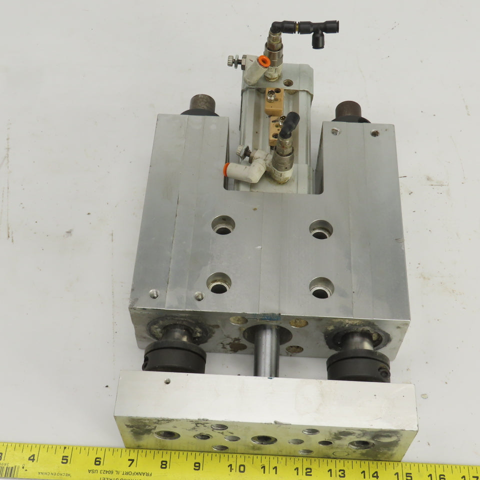 PHD SLB86X50-AE-AR-DB-L9-M Pneumatic Guided Cylinder 86mm Bore 50mm Stroke