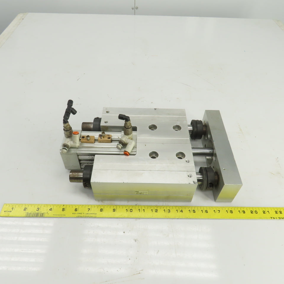 PHD SLB86X50-AE-AR-DB-L9-M Pneumatic Guided Cylinder 86mm Bore 50mm Stroke