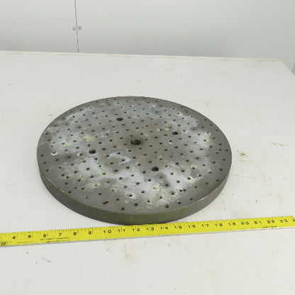 17" Diameter Milling Index Plate 213 Holes 15/16" Center