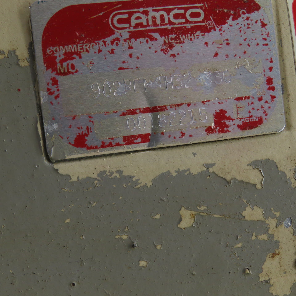 Camco 902RDM4H32-330 Rotary Drive Indexer 460V 4 Stops 330 Deg W/Brake & Clutch