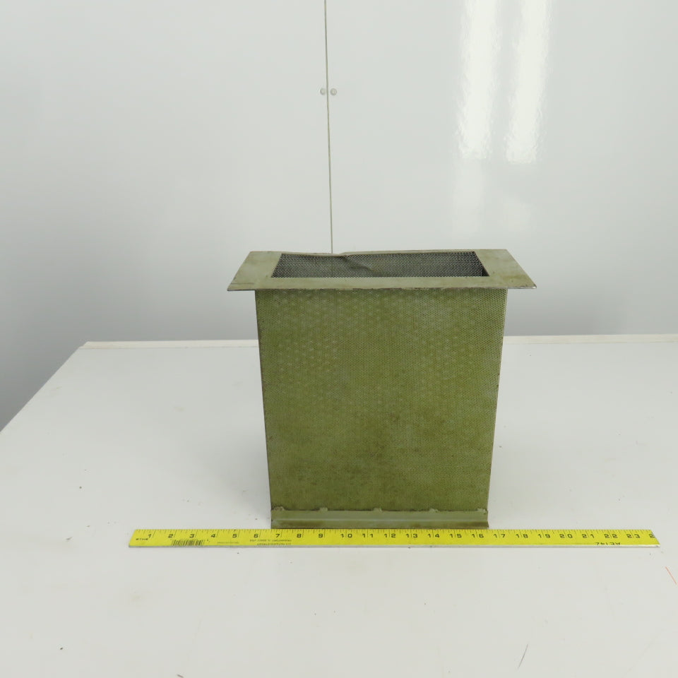 11-3/4" x 12-1/4" x 5-5/8" Coolant Trash Catch Pan/Filter W/Handle