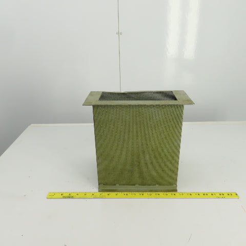11-3/4" x 12-1/4" x 5-5/8" Coolant Trash Catch Pan/Filter W/Handle