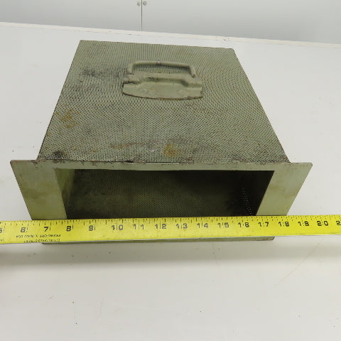 11-3/4" x 12-1/4" x 5-5/8" Coolant Trash Catch Pan/Filter W/Handle
