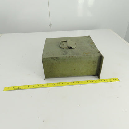 11-3/4" x 12-1/4" x 5-5/8" Coolant Trash Catch Pan/Filter W/Handle