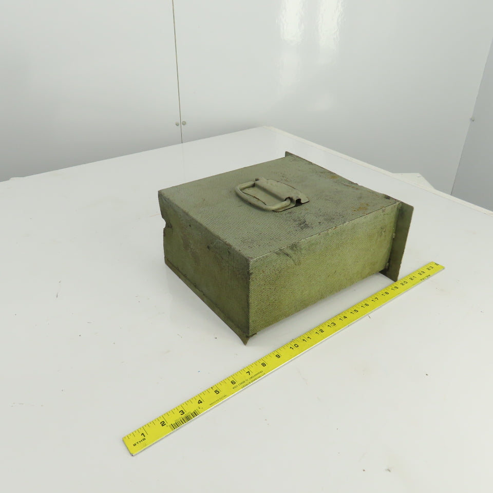 11-3/4" x 12-1/4" x 5-5/8" Coolant Trash Catch Pan/Filter W/Handle