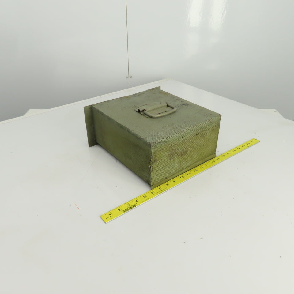 11-3/4" x 12-1/4" x 5-5/8" Coolant Trash Catch Pan/Filter W/Handle