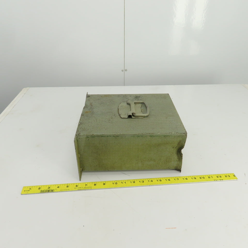 11-3/4" x 12-1/4" x 5-5/8" Coolant Trash Catch Pan/Filter W/Handle