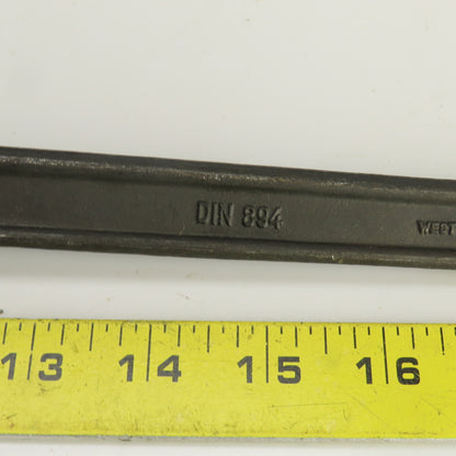 DN894 30mm Metric Machinist Hand Wrench Single End Tapered Handle