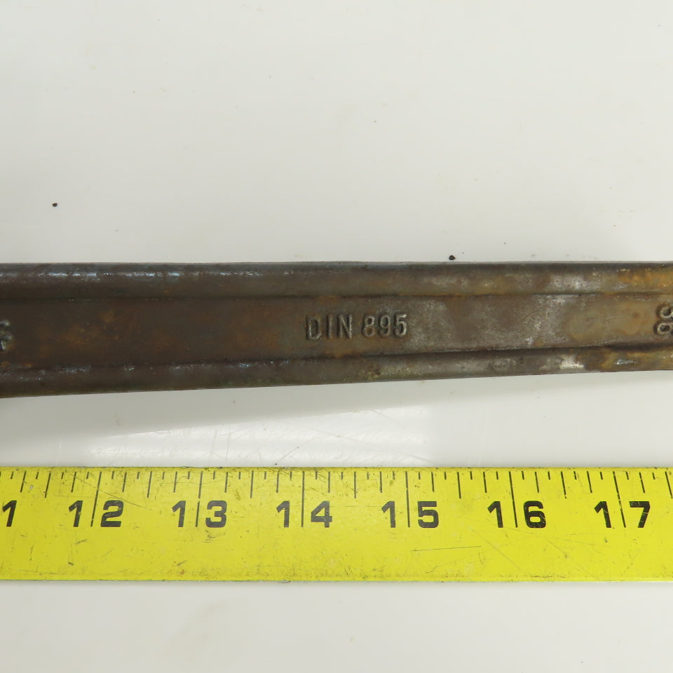 DN895 41mm Metric Machinist Hand Wrench Single End Straight Handle