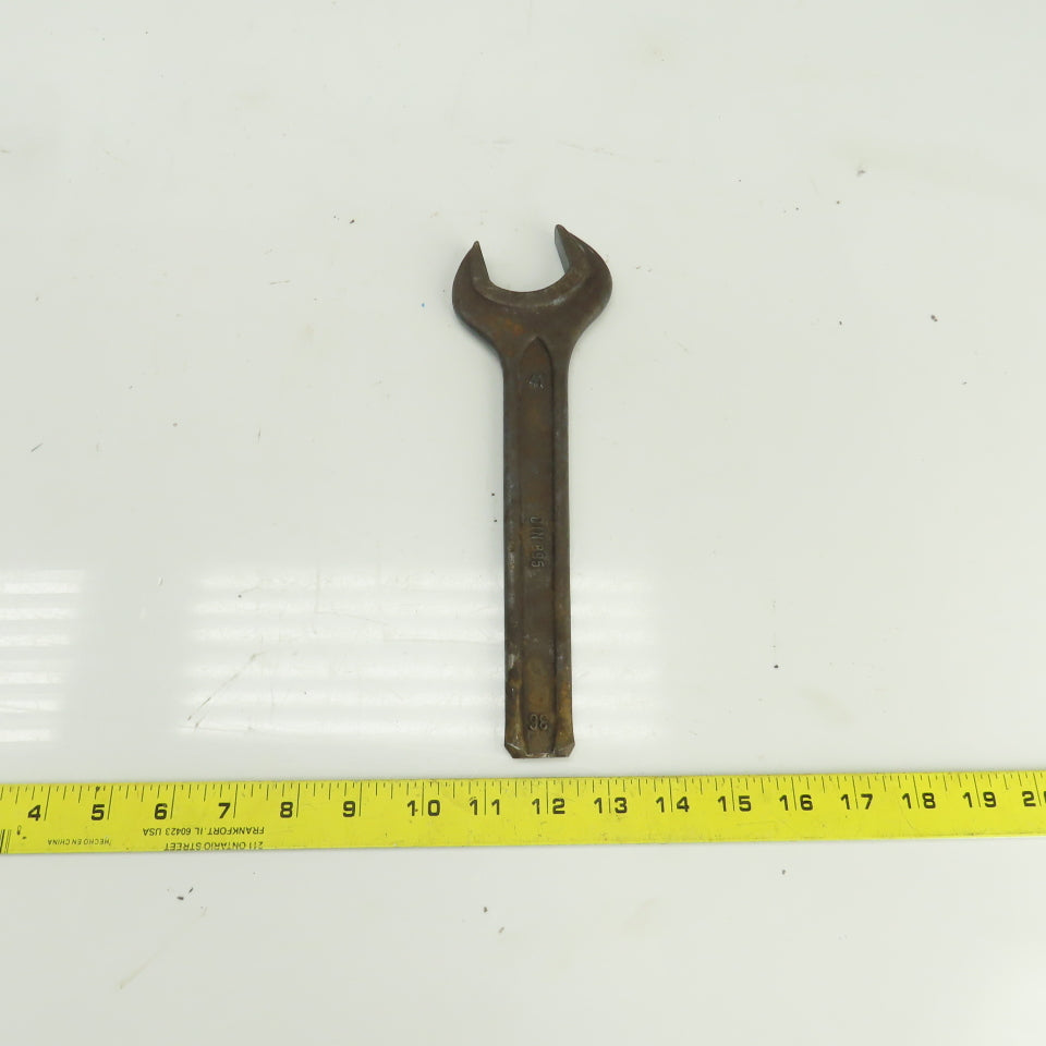 DN895 41mm Metric Machinist Hand Wrench Single End Straight Handle