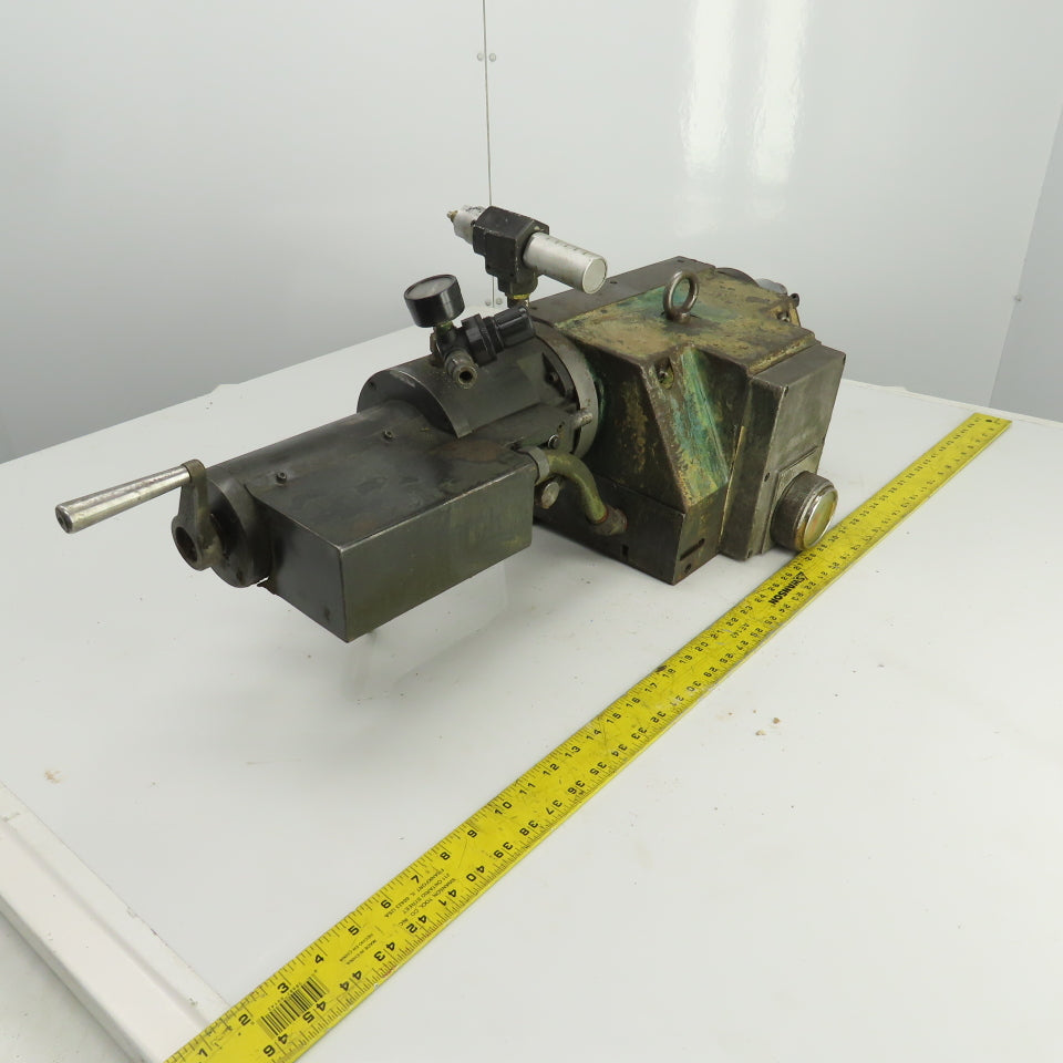 Uvamatic UVA 10MD 600 Manual Tail Stock Assy. 11-5/8" x 9-1/2" Bed