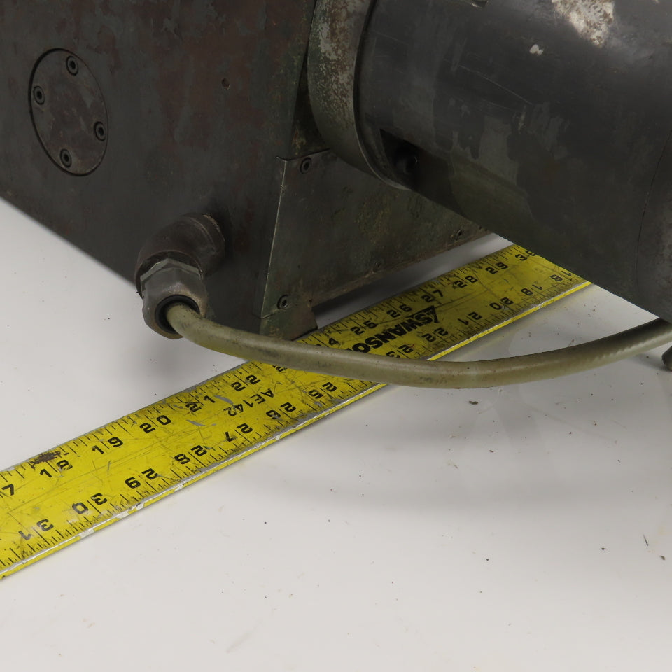Uvamatic UVA 10MD 600 Manual Tail Stock Assy. 11-5/8" x 9-1/2" Bed