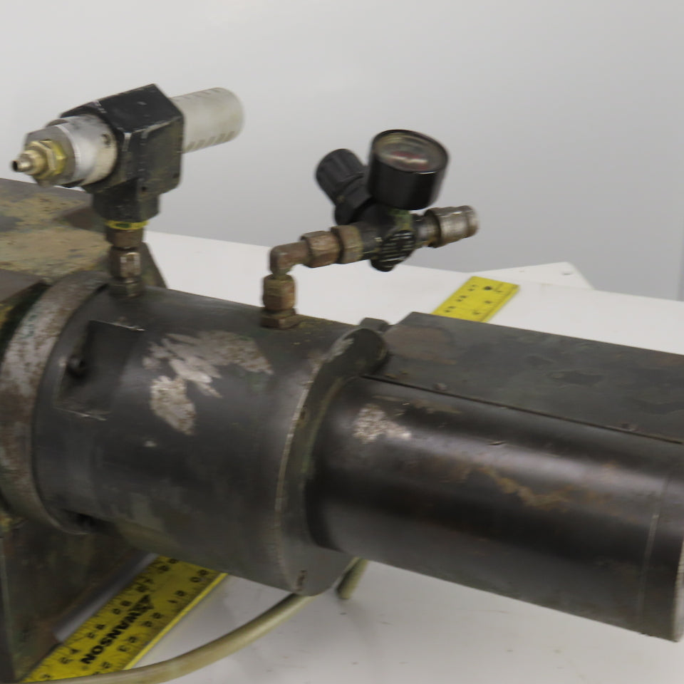 Uvamatic UVA 10MD 600 Manual Tail Stock Assy. 11-5/8" x 9-1/2" Bed