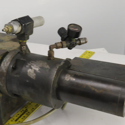 Uvamatic UVA 10MD 600 Manual Tail Stock Assy. 11-5/8" x 9-1/2" Bed