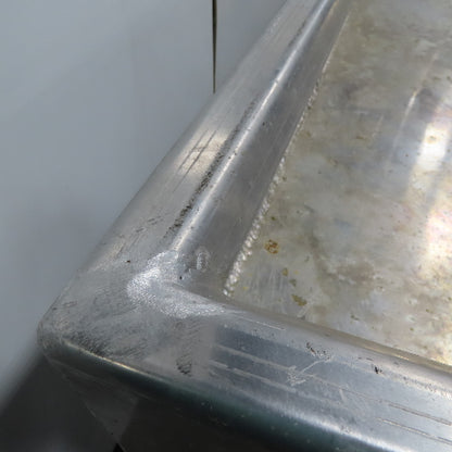 Rolling Stainless Steel Drain Catch Pan Tray 93" x 92" x 8" Deep 31" Tall
