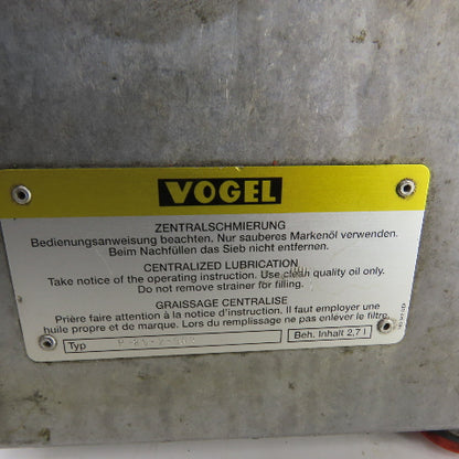 Vogel P-86-2-BW3 2.5 Liter Centralized Lubrication Unit