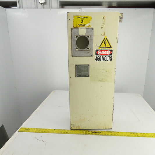 Okuma 35"L x 13 W x 6" D Machine Mount Electrical Enclosure W/Back Plate