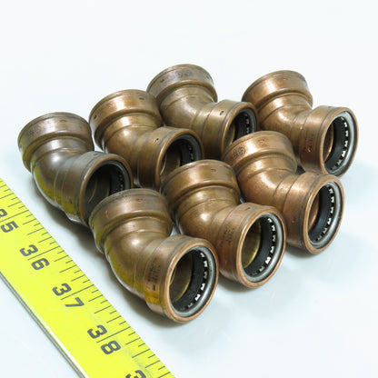 Permalynx 060329 3/4" Wrot Copper Push To Connect Fitting  45° Elbow Lot of 7