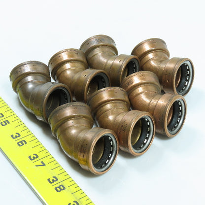 Permalynx 060329 3/4" Wrot Copper Push To Connect Fitting  45° Elbow Lot of 7