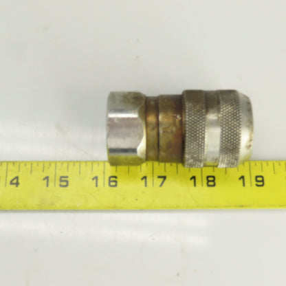 Parker RK FS-501-8FP Hydraulic Quick Connect Hose Coupling 1/2,1/2"-14 316 SS