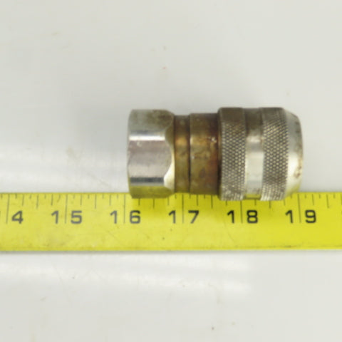 Parker RK FS-501-8FP Hydraulic Quick Connect Hose Coupling 1/2,1/2"-14 316 SS