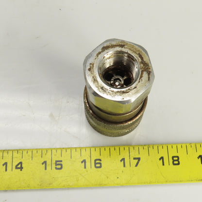 Parker RK FS-501-8FP Hydraulic Quick Connect Hose Coupling 1/2,1/2"-14 316 SS