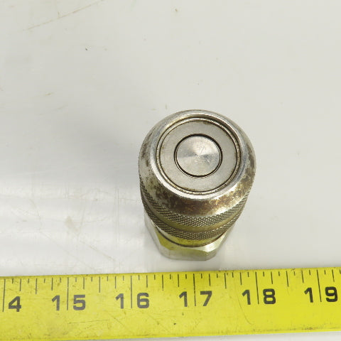Parker RK FS-501-8FP Hydraulic Quick Connect Hose Coupling 1/2,1/2"-14 316 SS
