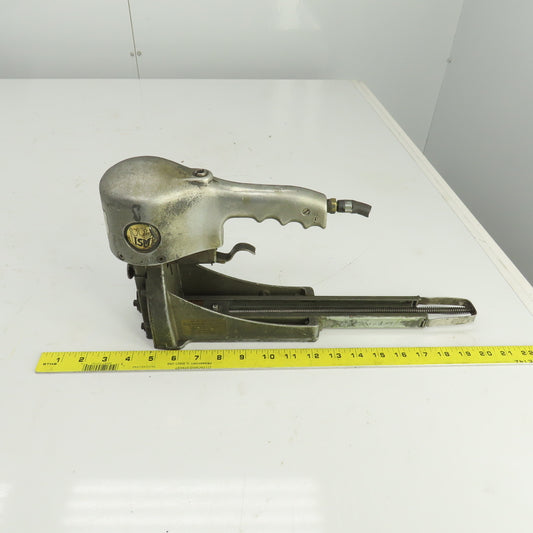ISM Pneumatic Cardboard Box Stapler Uses 5/8 2500 35/15 Staples