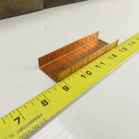 Copper Plated Closing Staples 5/8 SW 9040 Lot Of Appr. 10,000/4 Boxes