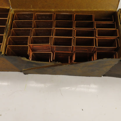 Copper Plated Closing Staples 5/8 SW 9040 Lot Of Appr. 10,000/4 Boxes